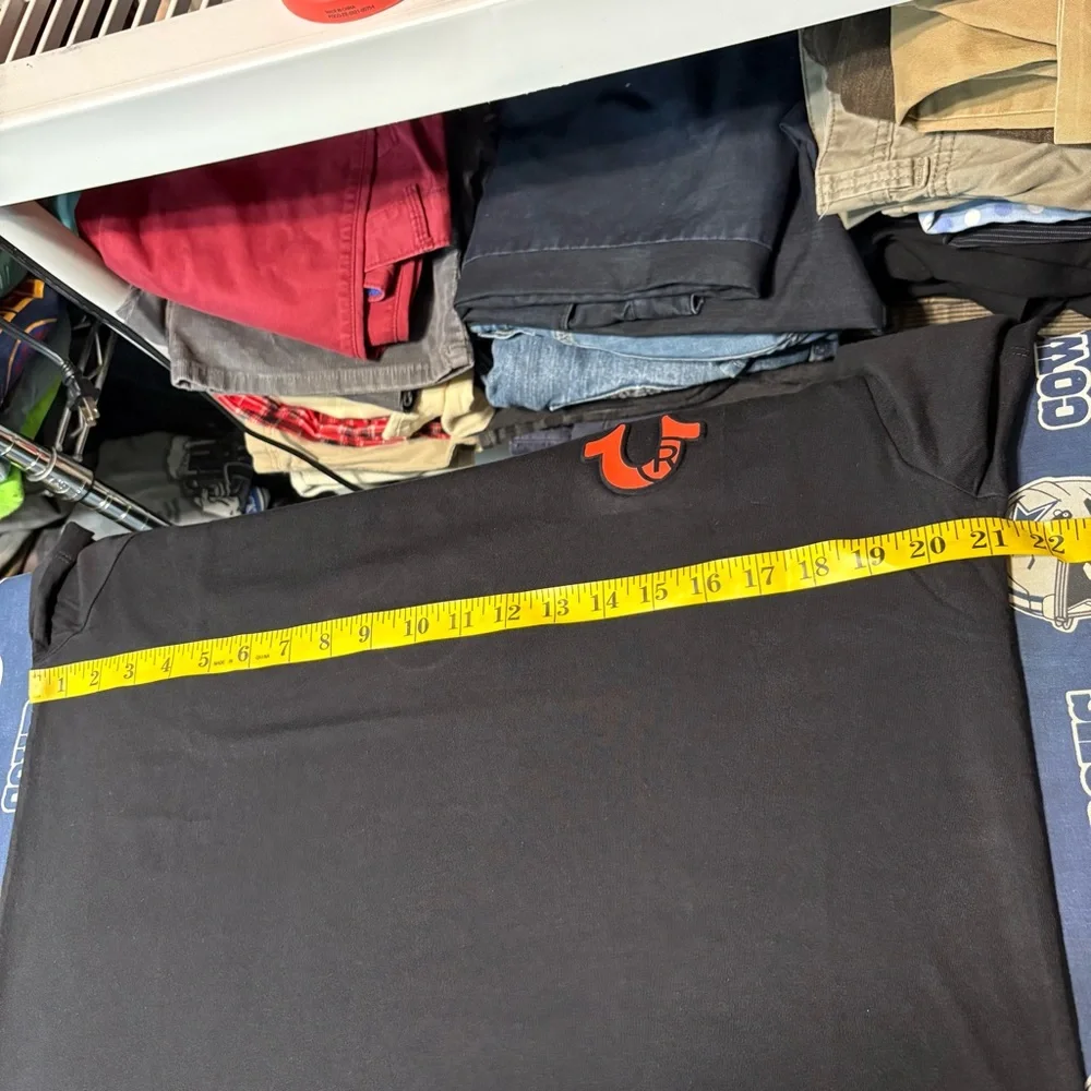 True Religion Black Graphic Tee